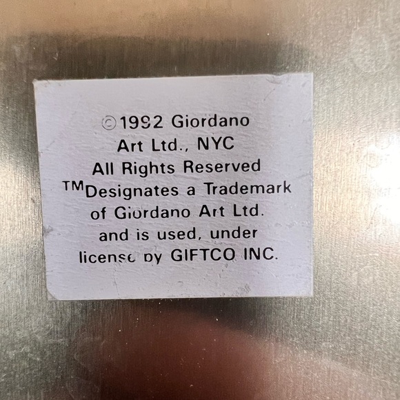 💚1982 Giordano holiday platter - Picture 4 of 4